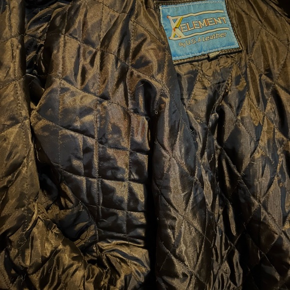 Xelement Black Classic Insulated Leather Motorcycle Biker Jacket Men Large Moto - Picture 8 of 16